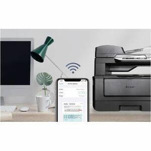 Avision Wired & Wireless Laser Multifunction Printer - Monochrome - Copier/Printer/Scanner - 35 ppm Mono Print - 1200 x 12