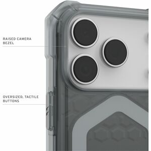 Urban Armor Gear Essential Armor iPhone 17 Pro Case - Ash - For Apple iPhone 17 Pro Smartphone - Hex - Ash - Drop Resistan