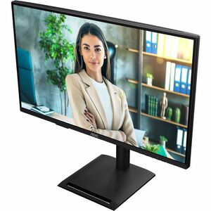 AOC Q27P4U 27" Class WQHD LED Monitor - 16:9 - Textured Black - 68.6 cm (27") Viewable - In-plane Switching (IPS) Technolo