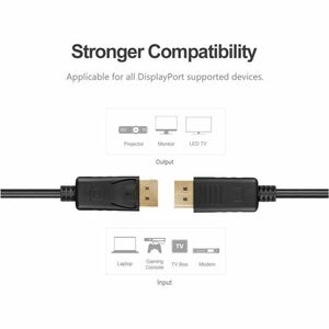 2M DisplayPort (M) to DisplayPort (M) Cable