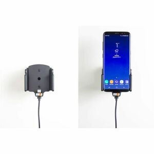 Brodit Wired Cradle for Smartphone - Charging Capability - USB Type C - Black