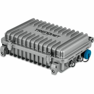 TRENDnet Industrial Outdoor 10G SFP+ to 10G PoE++ Media Converter (95W) - Network (RJ-45) - 1 x LC Ports - DuplexLC Port -