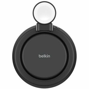 Belkin UltraCharge Pro Induction Charger - Charcoal - For Qi2-enabled Device, AirPod, Smartwatch, Smartphone, iPhone - 30 