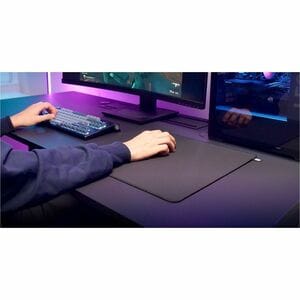 XTRFY GP6 Large Gaming Mouse Pad - 400 mm x 460 mm x 4 mm Dimension - Black - Natural Rubber - Mouse