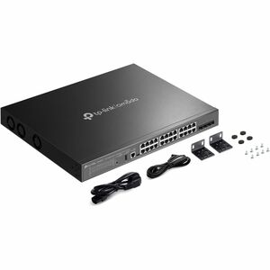 TP-Link Omada SG5428XMPP 24 Ports Manageable Ethernet Switch - Gigabit Ethernet, 10 Gigabit Ethernet - 10/100/1000Base-T, 