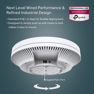 TP-Link EAP620 HD Dual Band 802.11ax 1.76 Gbit/s Wireless Access Point - 2.40 GHz, 5 GHz - Internal - MIMO Technology - 1 