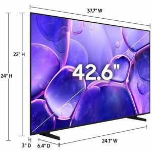 Smart LED-LCD TV 2025 Samsung Crystal U8000F UN65U8000FF 165.1cm - 4K UHDTV - Hig Dynamic Range (Alto rango dinámico, HDR)