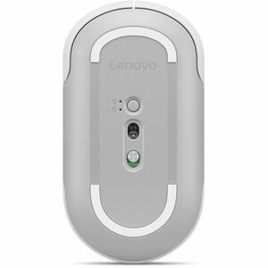 Lenovo Silent 350 Full-size Mouse - Bluetooth - Optical - 6 Button(s) - Cloud Gray - 1 - Wireless - 2400 dpi - Scroll Whee