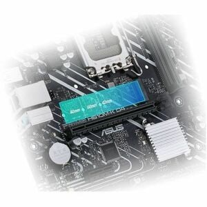 Carte mère de jeux de bureau Asus Prime PRIME H610M-K ARGB - Intel H610 Chipset - Socket LGA-1700 - Micro ATX - Cœur, Pent