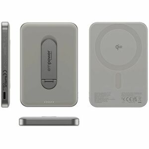 EMPOWER BANK W. SPIN STAND 5000MAH TITANIUM