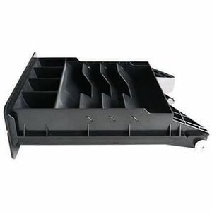 Caja 3nStar CD205 - 3 Billete - 4 Moneda - 2 Posición de bloqueo - Acero Laminado en Frío, Plástico - Negro - 88mm Altura 