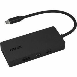 Asus DC110-4IN1-BLK USB 3.2 (Gen 2) Type C Docking Station for Notebook - Charging Capability - 100 W - Black - 1 Displays