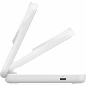 Belkin UltraCharge Induktionsladegerät - Weiß - für Qi2-fähiges Gerät, iPhone, AirPod, Smartwatch - Eingangsstecker: USB -