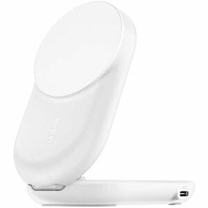 Belkin UltraCharge Induktionsladegerät - Weiß - für Qi2-fähiges Gerät, iPhone, AirPod, Smartwatch - Eingangsstecker: USB -