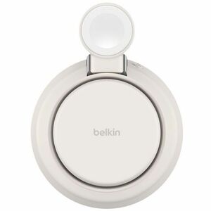 Belkin UltraCharge Pro Induktionsladegerät - Sand - für iPhone, Smartwatch, AirPod, Smartphone, Qi2-fähiges Gerät - Eingan