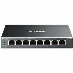 Omada 8-Port Gigabit Easy Managed Switch with 8-Port PoE+ - 8 Ports - Manageable - Gigabit Ethernet - 10/100/1000Base-T - 