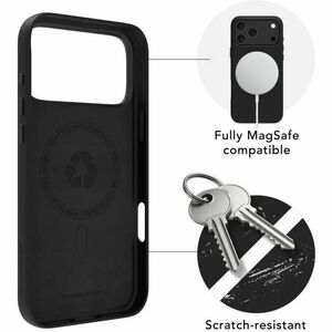 dbramante1928 ApS Roskilde Case for Apple iPhone 17 Pro Max Smartphone - Midnight - Soft-touch - Scratch Resistant, Stain 