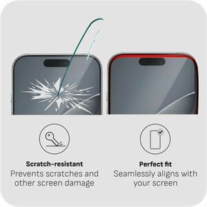 Just in Case Tempered Glass Screen Protector for Apple iPhone 17 Air, iPhone Air - Transparent - 1 Pack - For OLED iPhone 