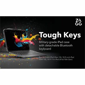 ZAGG-KB-Tough Keys-Apple-iPad (A16/Gen10)-FG-BLK-UK-retail