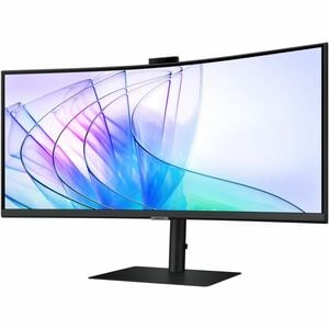 Samsung ViewFinity S6 S34C650VEE 34" Class Webcam UW-QHD Curved Screen LCD Monitor - 21:9 - Black - 34" Viewable - Vertica