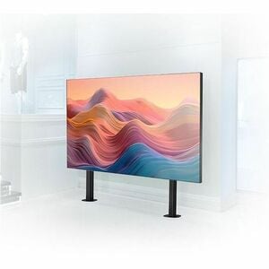 B-Tech System X BT8380-JPR Mounting Plate for Mounting Rail, Mounting Column - Black - Vertical - Steel - 1 / Pack