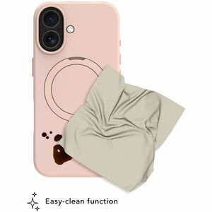 dbramante1928 ApS Roskilde Case for Apple iPhone 17 Smartphone - Pink Sand - Soft-touch - Scratch Resistant, Stain Resista