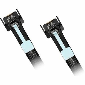 Icy Dock MCIO 8i SFF-TA-1016 to 2x MCIO 4i SFF-TA-1016 Cable - 0.5M - 1.64 ft MCIO Data Transfer Cable for NVMe Controller