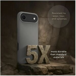 dbramante1928 ApS Roskilde Case for Apple iPhone Air Smartphone - River Stone - Soft-touch - Scratch Resistant, Stain Resi