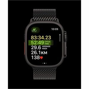 Watch Ultra 3 GPS + Cellular 49mm Black Titanium Case with Black Titanium Milanese Loop - Medium