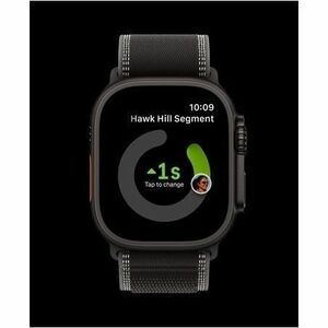 Apple Watch Ultra 3 Smart Watch - 49 mm Case Height - 44 mm Case Width - Black Case Color - Black, Charcoal Band Color - T