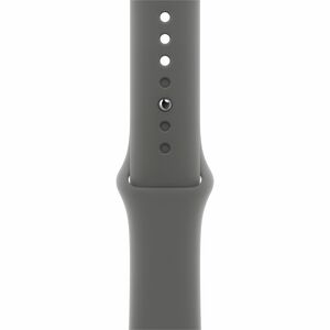 Apple Watch Series 11 Smart Watch - Natural Case Color - Stone Grey Band Color - Titanium Case Material - Rubber Band Mate