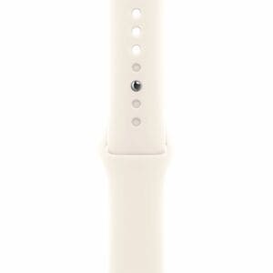 Apple Watch SE 3 Smartwatch - 44 mm Case Height - 38 mm Case Width - Starlight Case Color - Starlight Band Color - Alumini