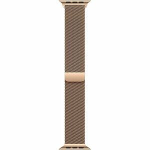 Apple Watch Series 11 Smartwatch - Golden Tasche, Farbe - Golden Band Color - Titan Gehäusematerial - Gummi Band Material 
