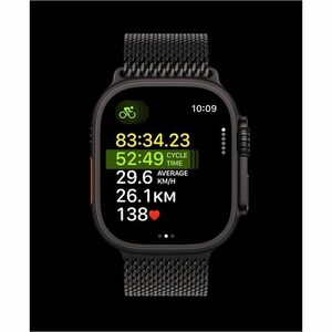 Apple Watch Ultra 3 Smart Watch - 49 mm Case Height - 44 mm Case Width - Noir Case Color - Noir Band Color - Fonction phot