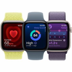 Apple Watch SE 3 Smart Watch - 44 mm Case Height - 38 mm Case Width - Midnight Case Color - Midnight Band Color - Aluminiu