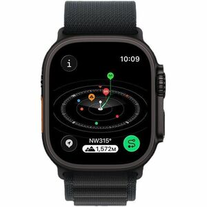 Apple Watch Ultra 3 Smart Watch - 49 mm Case Height - 44 mm Case Width - Black Case Color - Black Band Color - Titanium Ca