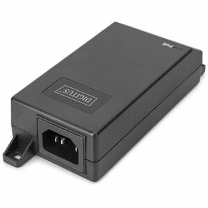 Assmann PoE+ Injector - 120 V AC, 230 V AC Input - 1 x RJ-45 Input Port(s) - 1 x RJ-45 Output Port(s) - 30 W - Black