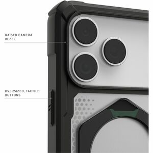 Urban Armor Gear Plasma XTE Case for Apple iPhone 17 Pro Max Smartphone - Black, Clear - Crack Resistant, Drop Resistant, 