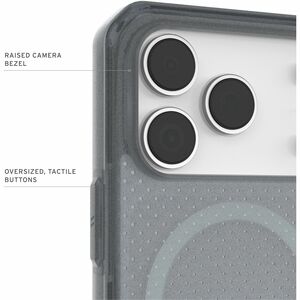 Urban Armor Gear DOT Rugged Case for Apple iPhone 17 Pro Smartphone - Ash, Translucent - Anti-slip, Drop Resistant, Impact