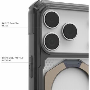 Urban Armor Gear Plasma XTE Case for Apple iPhone 17 Pro Smartphone - Ash, Titanium - Crack Resistant, Drop Resistant, Imp