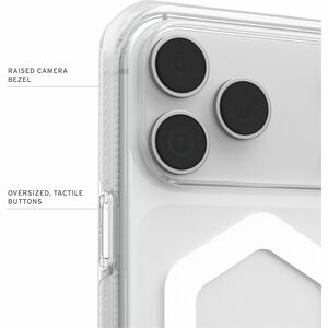 Urban Armor Gear Plyo Case for Apple iPhone 17 Pro Max Smartphone - Ice/White - Drop Resistant, Impact Resistant, Scratch 