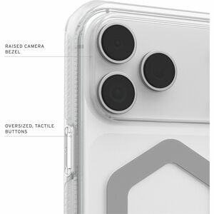 Urban Armor Gear Plyo Case for Apple iPhone 17 Pro Max Smartphone - Ice/Silver - Drop Resistant, Impact Resistant, Scratch