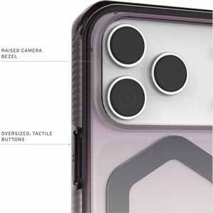 Urban Armor Gear Plyo Case for Apple iPhone 17 Pro Smartphone - Black, Clear Ombré - Drop Resistant, Impact Resistant, Scr