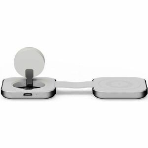 LinQ Induction Charger - Charcoal White - For Smartphone, MagSafe-enabled Device, iPhone, AirPod, Smartwatch - Foldable, M