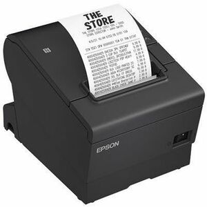 Epson OmniLink TM-T88VII Desktop Direct Thermal Printer - Monochrome - Receipt Print - Fast Ethernet - USB - USB Host - Se