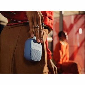 Bose SoundLink Micro Tragbar Bluetooth Lautsprechersystem - Google Assistant Unterstützt - Blau - Aufladbarer Akku