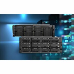QNAP TS-H1655XEU-RP-8G 16 x Total Bays SAN/NAS Storage System - 4 GB Flash Memory Capacity - Intel Atom C5125 Octa-core (8