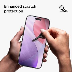 InvisibleShield Glass Elite. Markenkompatibilität: Apple, Kompatibilität: iPhone 17 Pro, Schutzfunktion: Bruchfest, Staubr