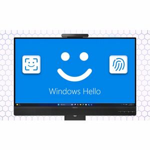 Lenovo ThinkVision T24-4v 24 Zoll Klasse Webcam Full HD LED-Monitor - 16:9 Format - Schwarz - 60,5 cm (23,8 Zoll) Viewable