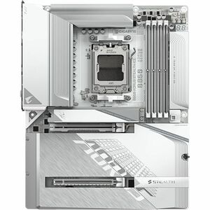 Aorus STEALTH B850 A STEALTH ICE Gaming Desktop Motherboard - AMD B850 Chipset - Socket AM5 - ATX - Ryzen 7 Processor Supp